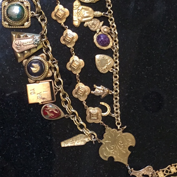 Patrice vintage 3 strand belt with 30 precious and semi precious stones! - Picture 2 of 6